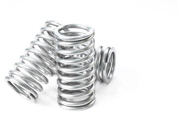 Metal stainless spring spare parts for industry.