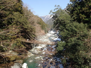 冬のかずら橋