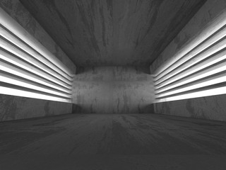 Empty dark abstract concrete room interior architecture