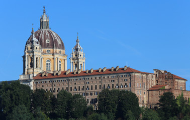 Cathedral of Superga in the hill near Turin City