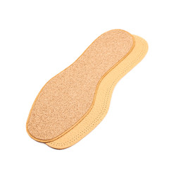 Pair of shoe insoles isolated