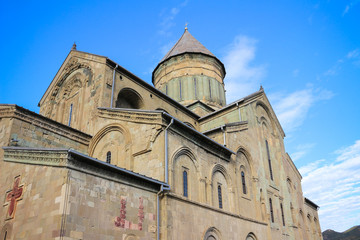 Fototapeta na wymiar Svetitskhoveli Cathedral in Georgia