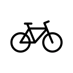 Fotobehang Bike icon © kirill