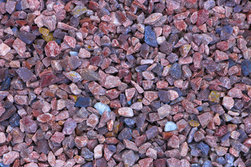 fine natural stone, mulch for landscaping, texture