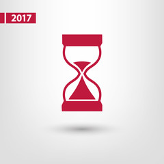 hourglass  icon, vector illustration. Flat design style