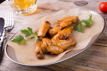 Fried chicken wings