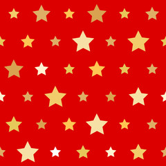 Abstract Seamless geometric pattern with stars
