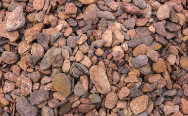 fine natural stone, mulch for landscaping, texture