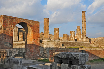 Pompei, resti e rovine dell'antica città romana