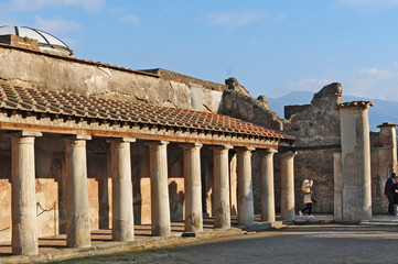 Pompei, resti e rovine di antiche domus romane