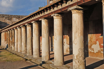 Pompei, resti e rovine di antiche domus romane