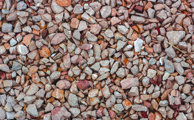 fine natural stone, mulch for landscaping, texture