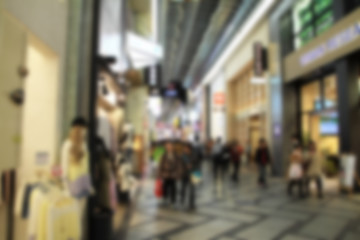 abstract blur background of shopping in japan - can use to display or montage on product