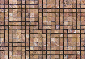 Mosaics made of travertine, Bulgarian stone, decorative wall tiles