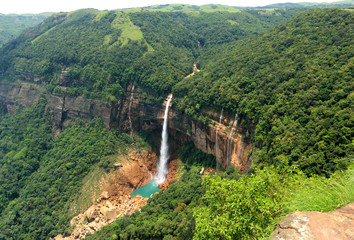 Waterfall Cherapunji Meghalaya