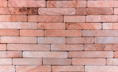 Wall of Indian sandstone with a beautiful structure, decorative building facing material