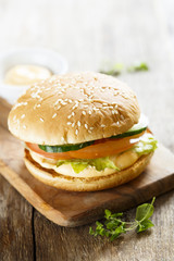 Vegetarian burger