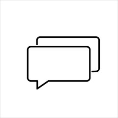 messenger icon on white background