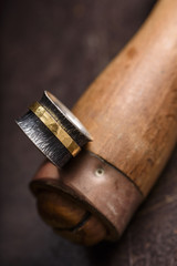 Handmade silver spinner ring_the workshop collection 