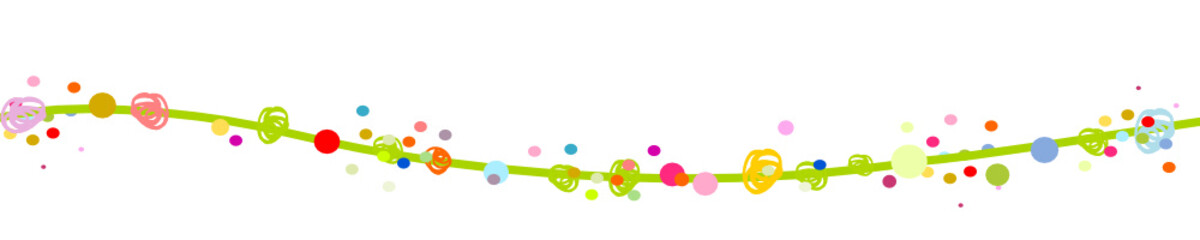 Band Banner Hintergrund Welle Wellen Konfetti Bunt Farbig