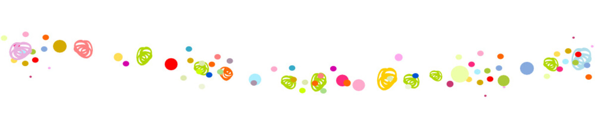 Konfetti Band Banner Hintergrund Welle Vektor