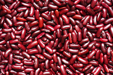 Background of the ripe red beans