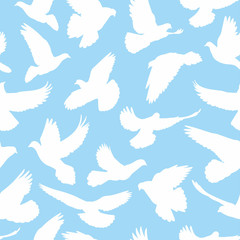 doves pattern seamless