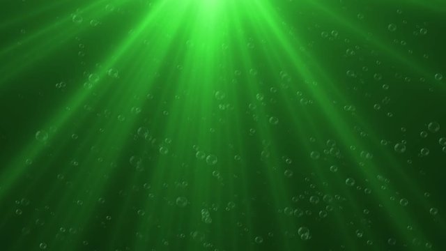 Loop Blasen steigen im Wasser auf abstrakter Hintergrund