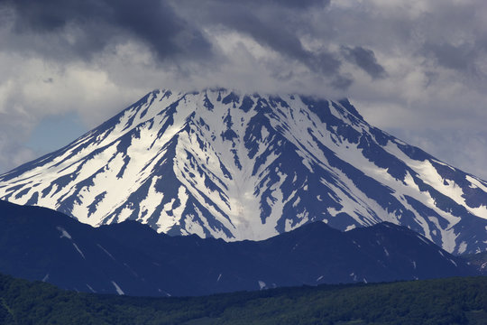 Volcano Vilyuchinsky . Kamchatka, Russia