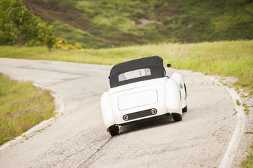Vintage convertible car