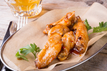 Fried chicken wings