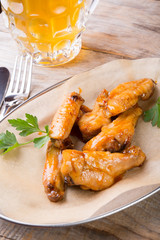 Fried chicken wings