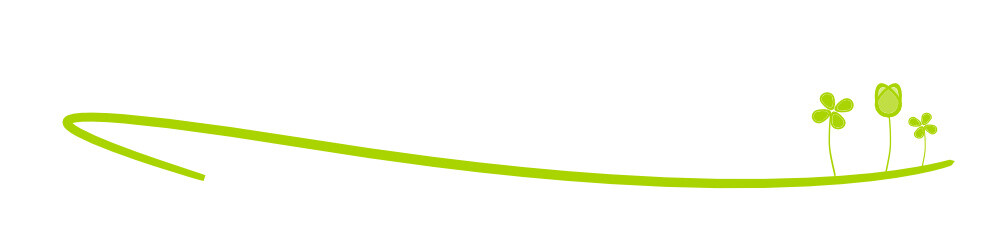 Welle Grün Blumen Wiese