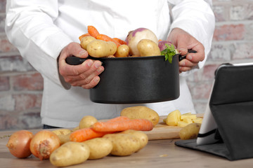 Vegetables for the preparation of pot-au-feu