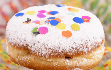 Faschingskrapfen auf Party