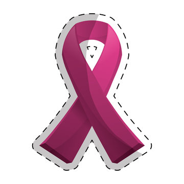recommend clip art: Pink breast cancer ribon image design icon