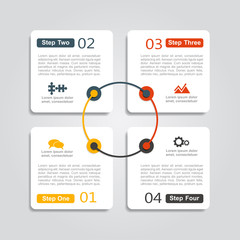 Infographic design template. Vector illustration.