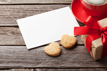 Valentines day greeting card