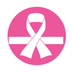 emblem breast cancer defense design, vector illustration