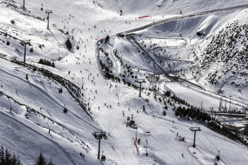 Pistas de nieve en Sierra Nevada