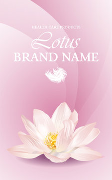 Lotus flower banner