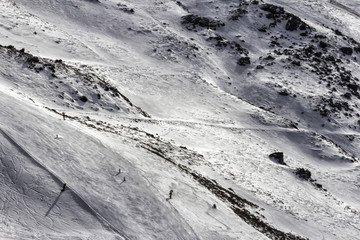 Pistas de nieve en Sierra Nevada