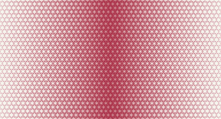 Obraz premium Abstract sacred geometry red gradient flower of life halftone pattern