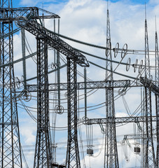 High voltage post or High voltage tower