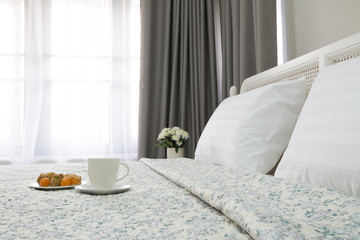 tea and gooseberry on bed