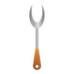 silver utensil icon image design, vector illustration