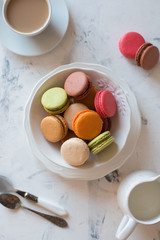 Colorful macaroons
