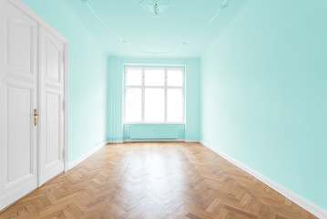 new flat in old building - empty room