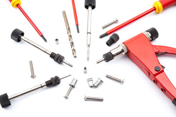 blind rivet pliers and worktools