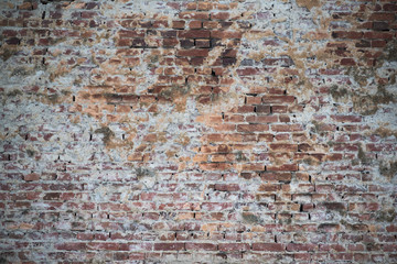 Old brick wall building